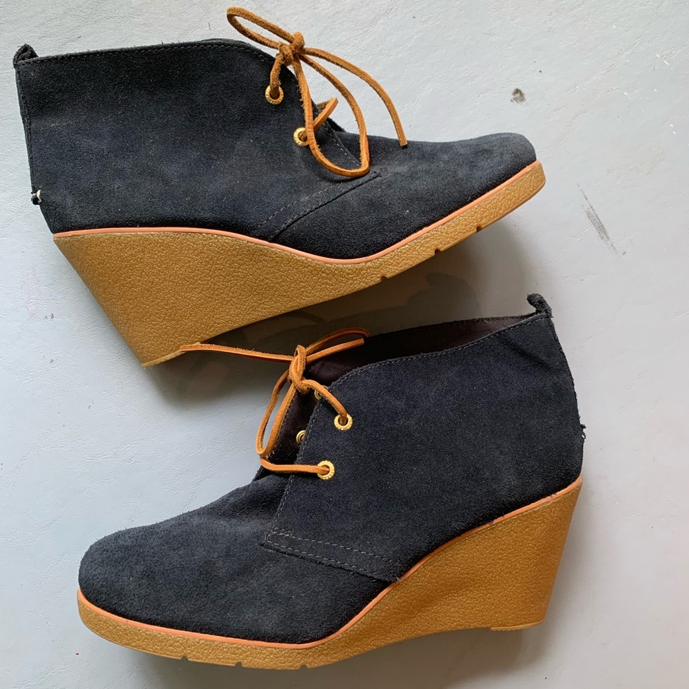 NWOT 🌟 Sperry leather wedge shoes
